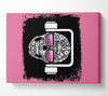 Headphone Skull Canvas Wall Art