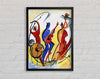 Colourful Band Framed Wall Art