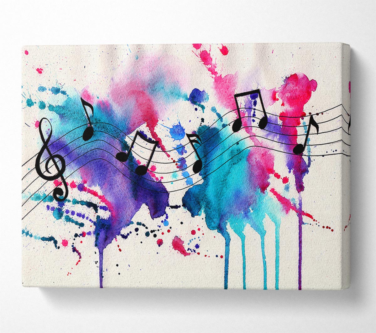 Musical Notes 1 Canvas Wall Art