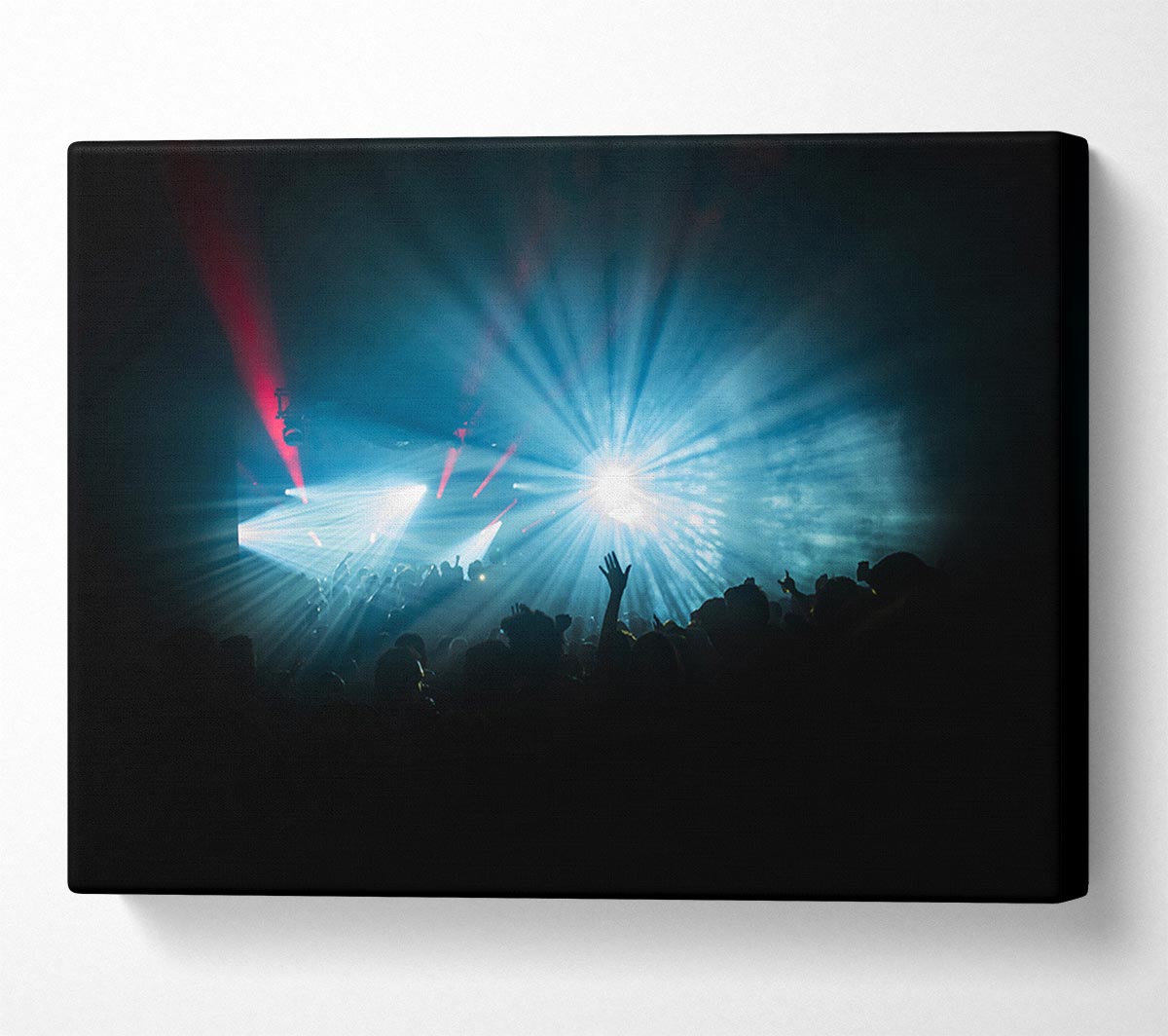 Crowd Lights Canvas Wall Art