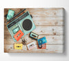 Tape Player Canvas Wall Art