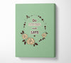 Do Everything With Love Canvas Wall Art
