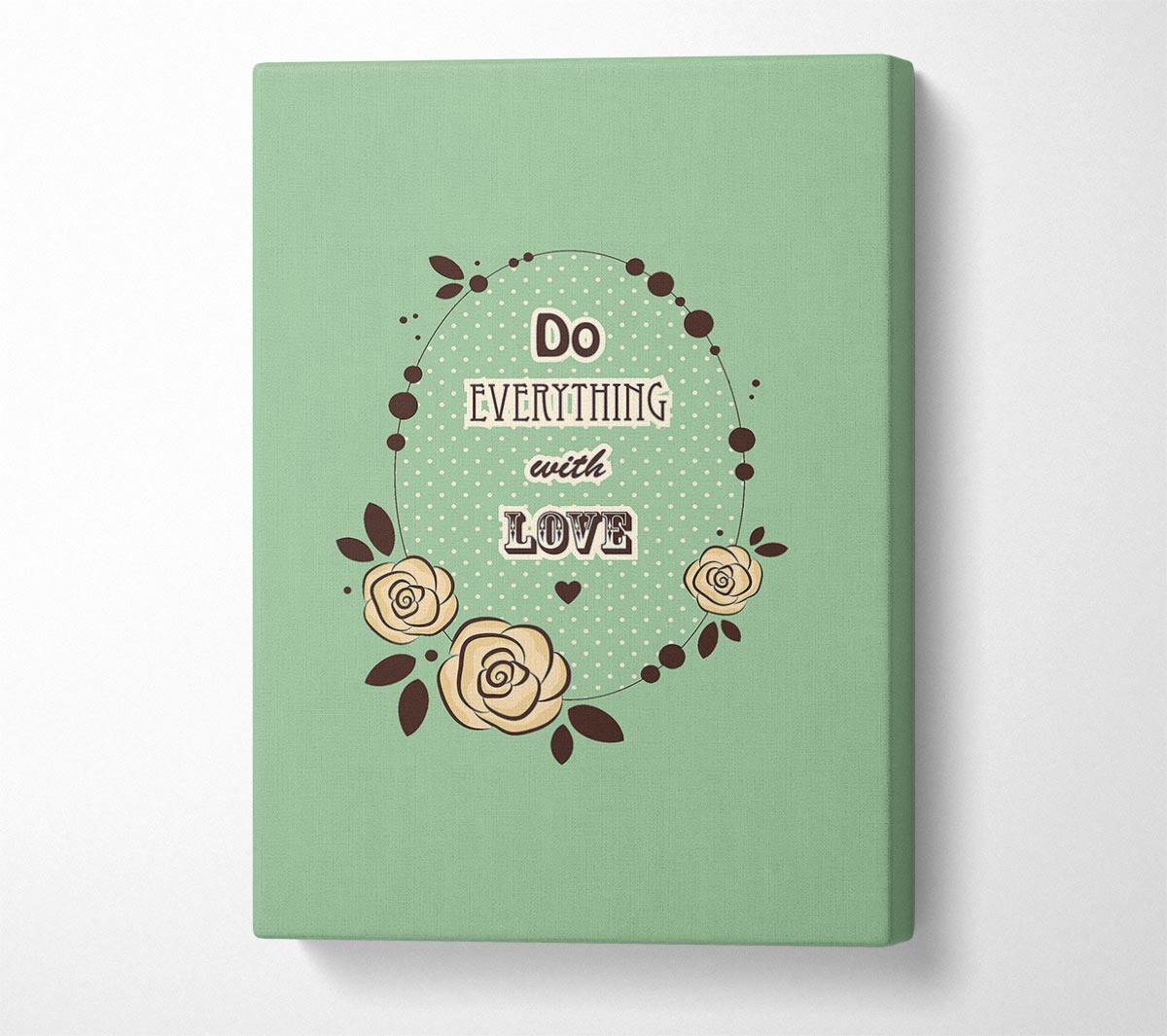 Do Everything With Love Canvas Wall Art