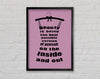 Beauty Is Being Framed Wall Art
