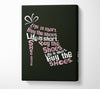 Life Is Short Buy The Shoes 2 Canvas Wall Art
