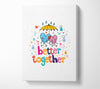 Better Together Canvas Wall Art