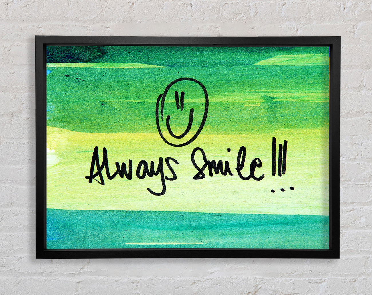 Always Smile Framed Wall Art