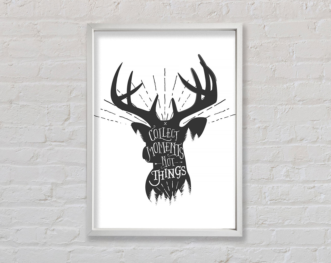 Collect Moments Not Things 2 Framed Wall Art
