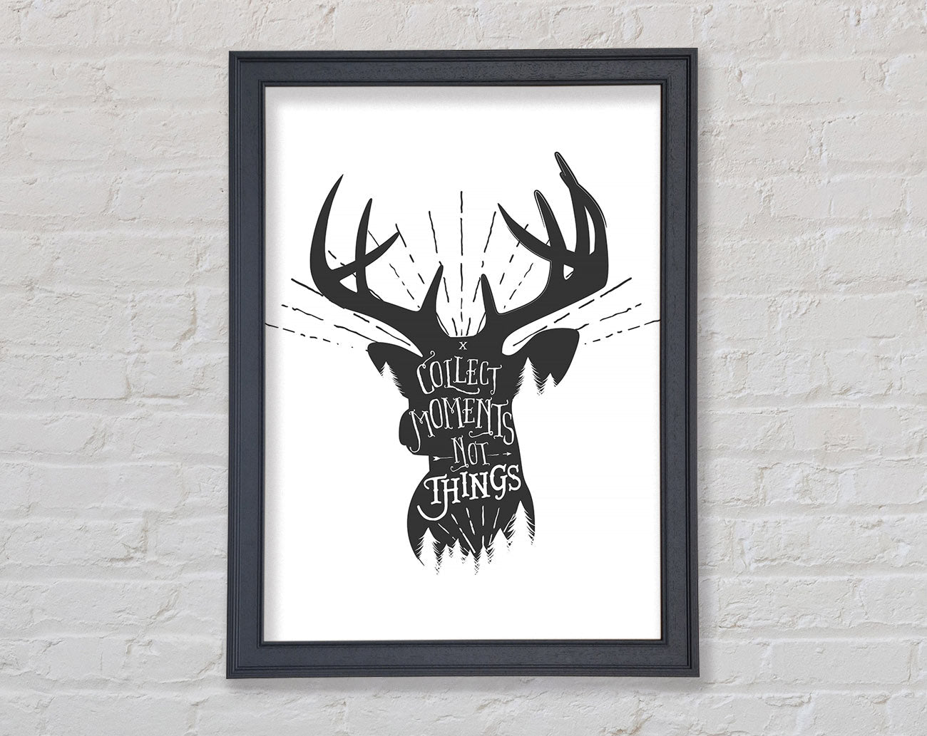 Collect Moments Not Things 2 Framed Wall Art