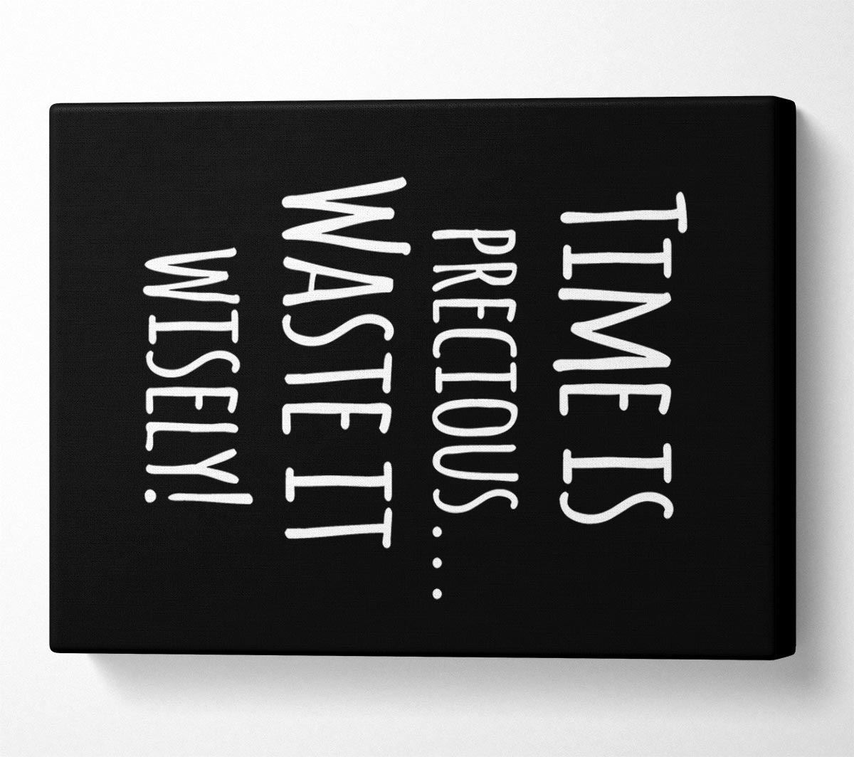 Time Is Precious Canvas Wall Art