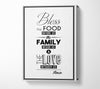 Bless The Food Before Us 2 Canvas Wall Art