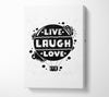 Live Laugh Love 2 Canvas Wall Art