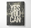Yes You Can 3 Canvas Wall Art