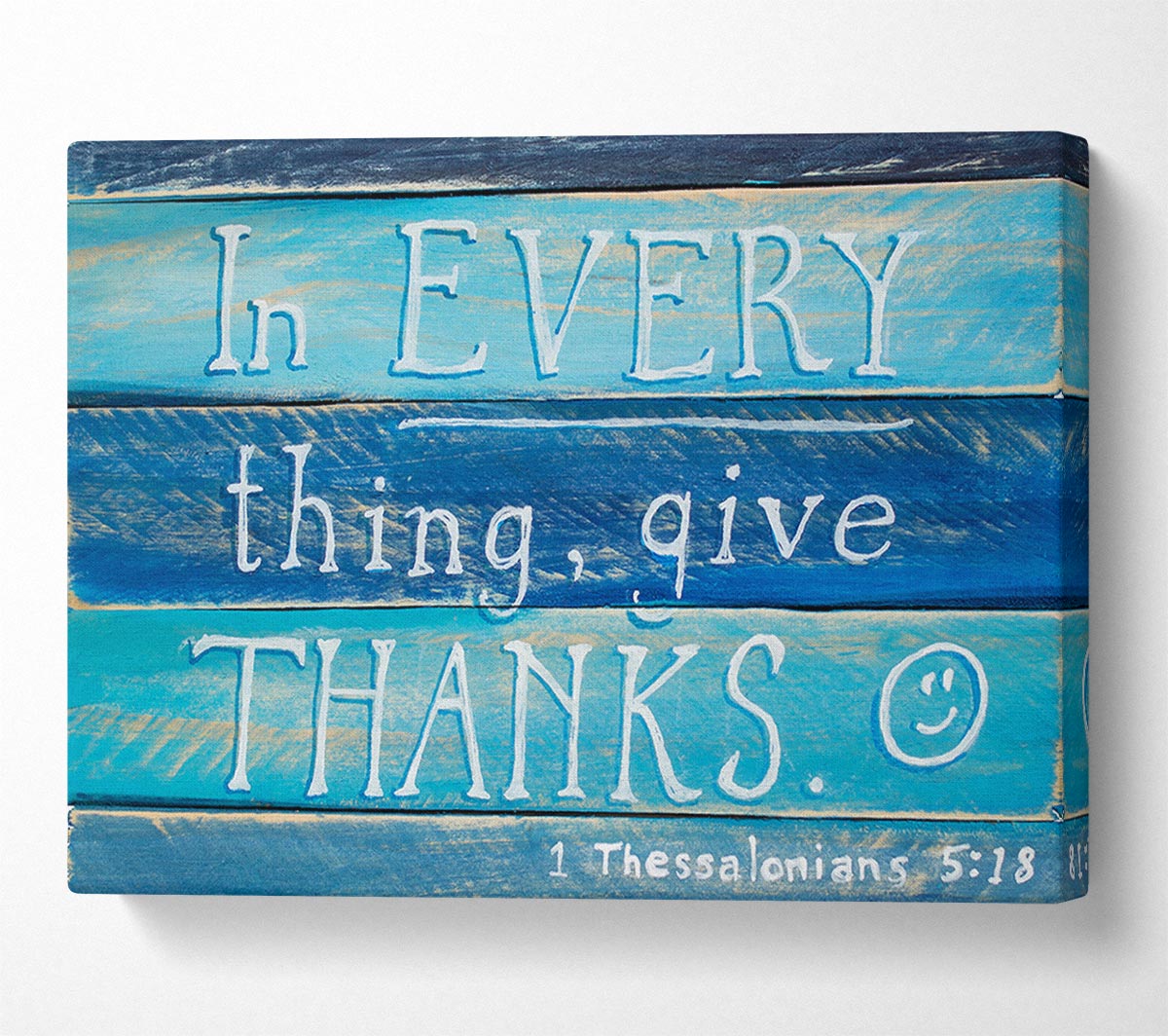 In Every Thing Give Thanks Canvas Wall Art