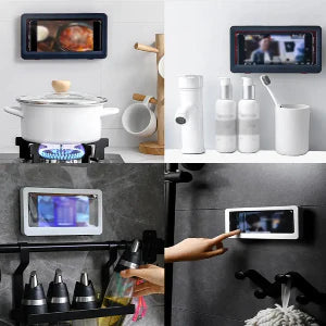 Waterproof Wall-Mounted Phone Holder – Hands-Free