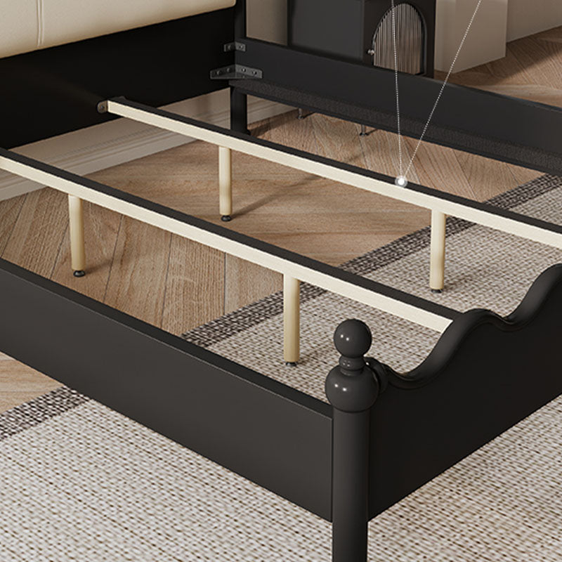 Roberta King Size / Super King Bed, Cream & Black