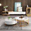 Regalia Coffee Table Set, White & Gold