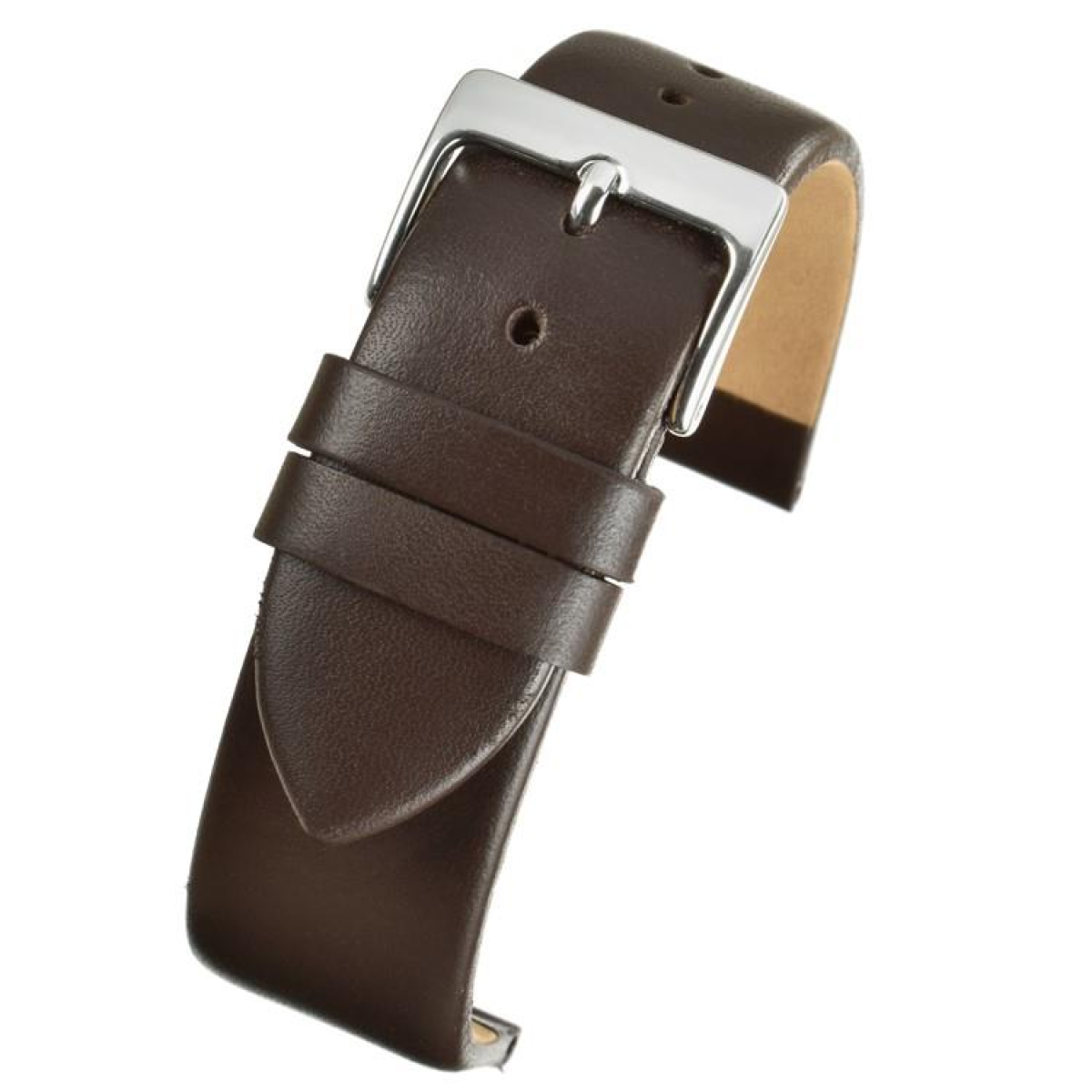 Brown Calf Leather Watch Strap 28mm