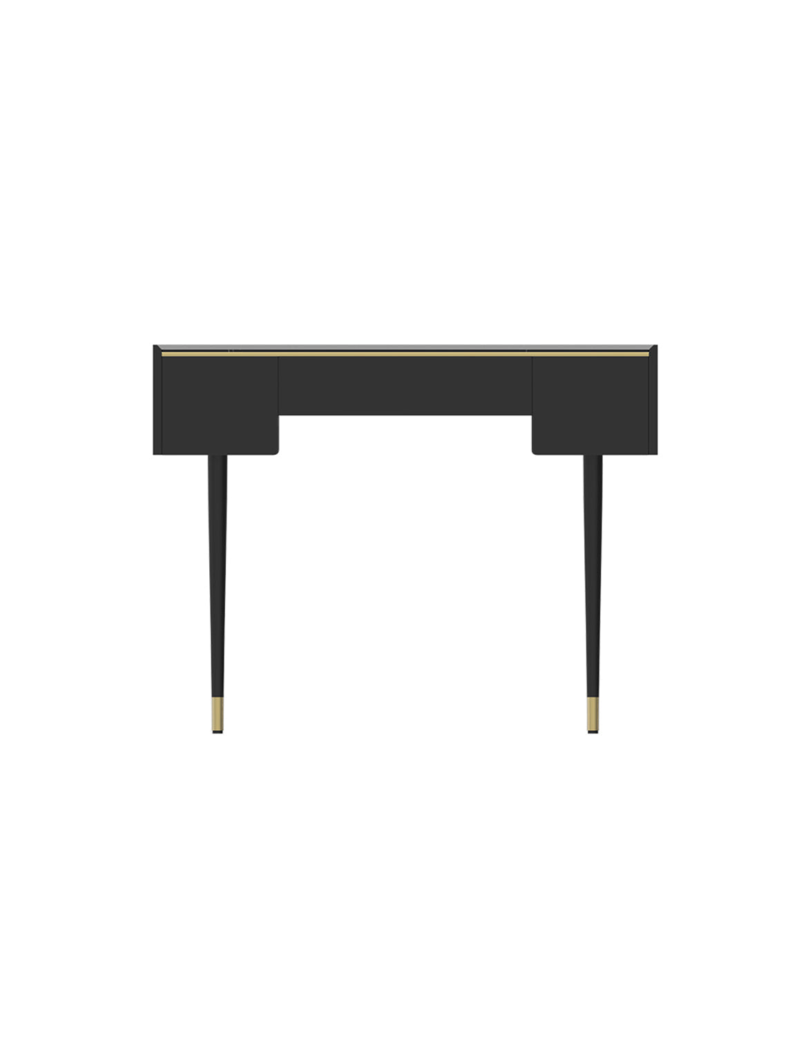 Vanity Dressing Table With LED Mirror, Clearance, Blcak