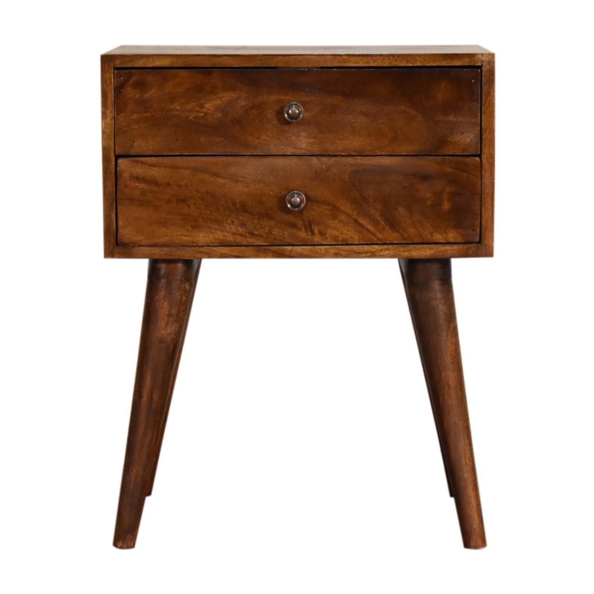 Artisan Furniture Solid Wood Chestnut Modern Solid Wood Bedside