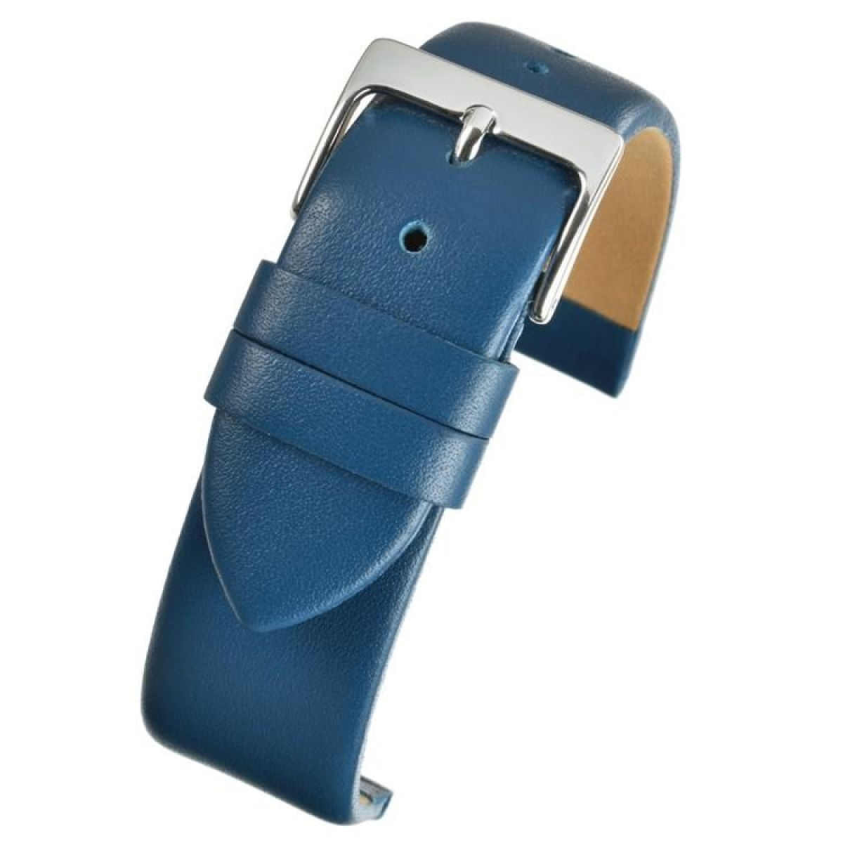 Blue Calf Leather Watch Strap 28mm