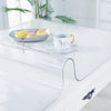 Clear PVC Table Cover Protector 100x200cm Waterproof 2mm Thick Easy Cut Nisorpa
