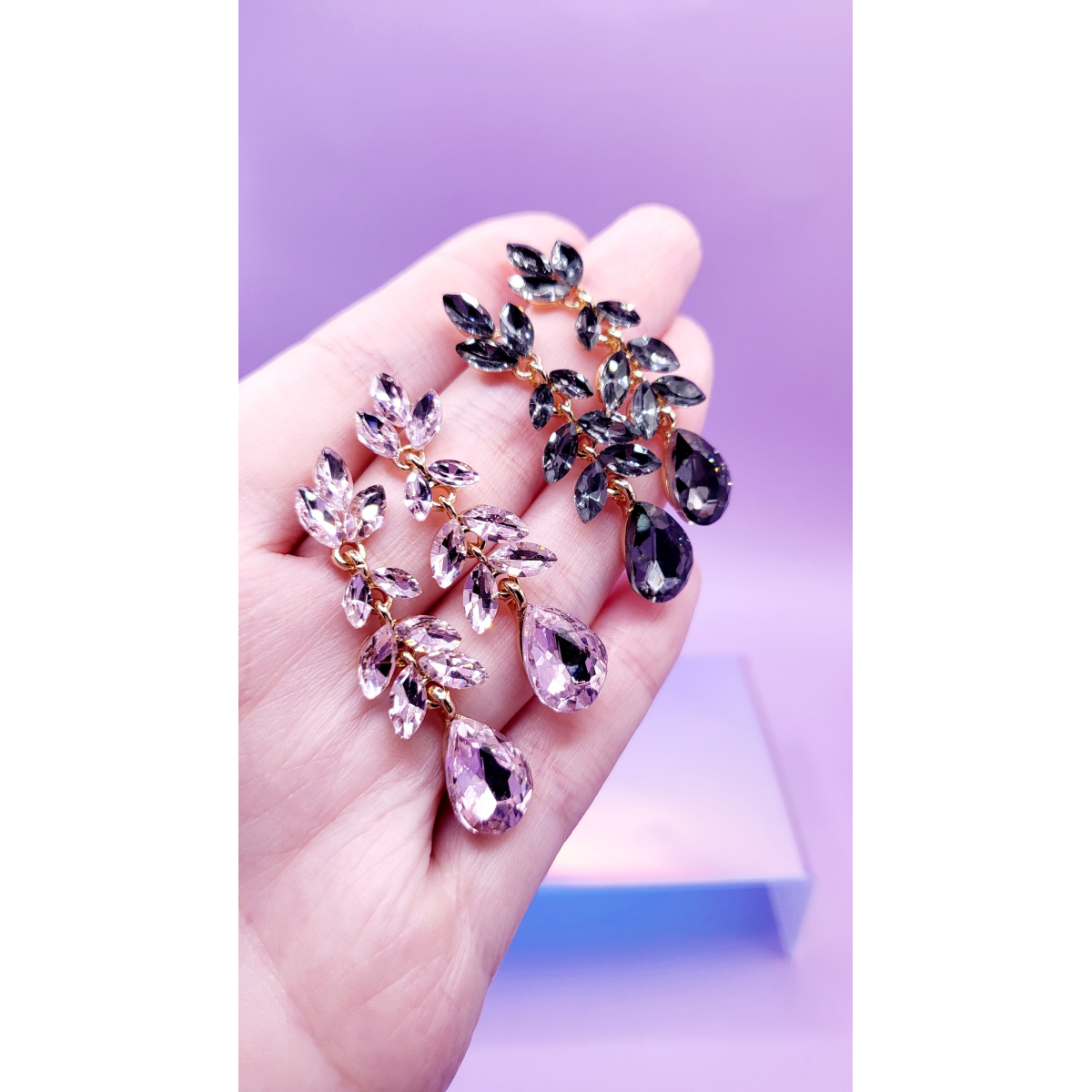 Glamourous Crystal Drop and Dangle Earrings
