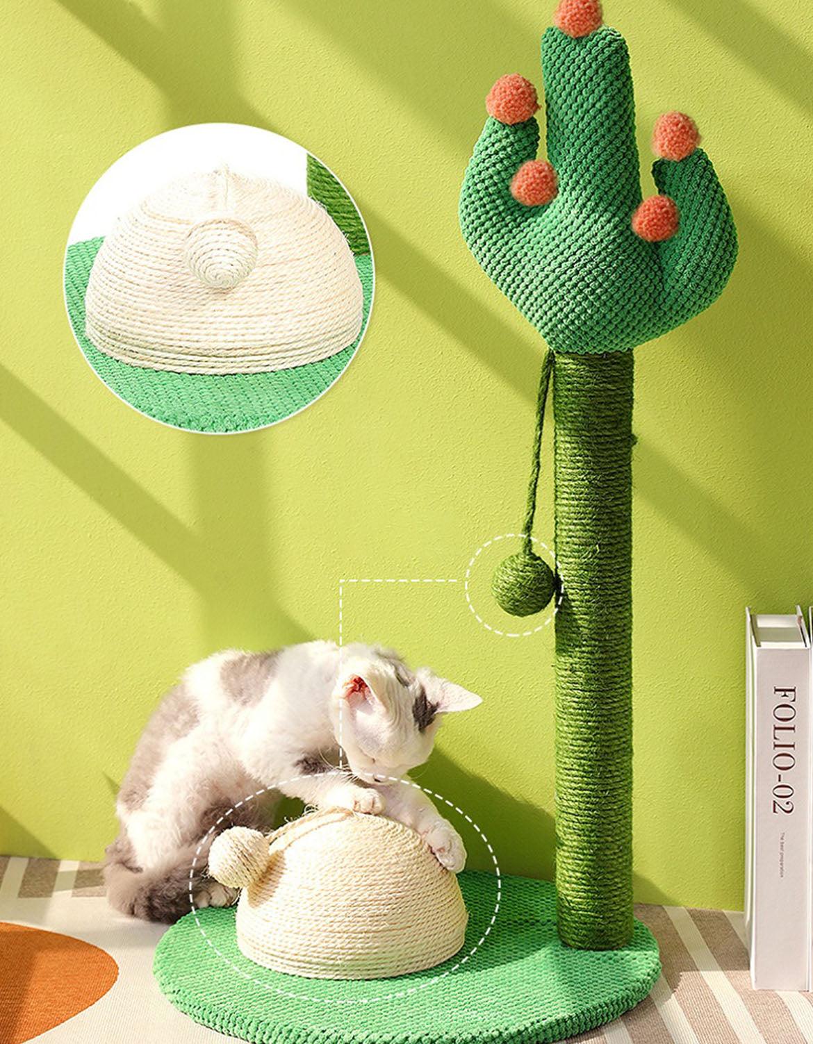 Ola's Cactus with Bed, Cat Toy, Climbing tree