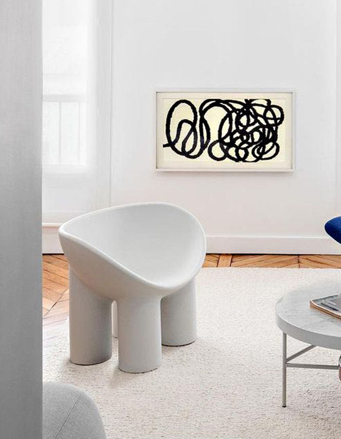Roly Poly Fiberglass Armchair, Dressing Table Chair