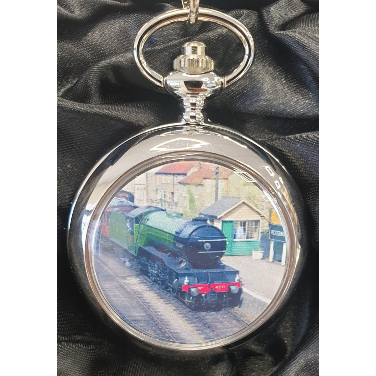 Boxx Picture Pocket watch Green Train P5061.42