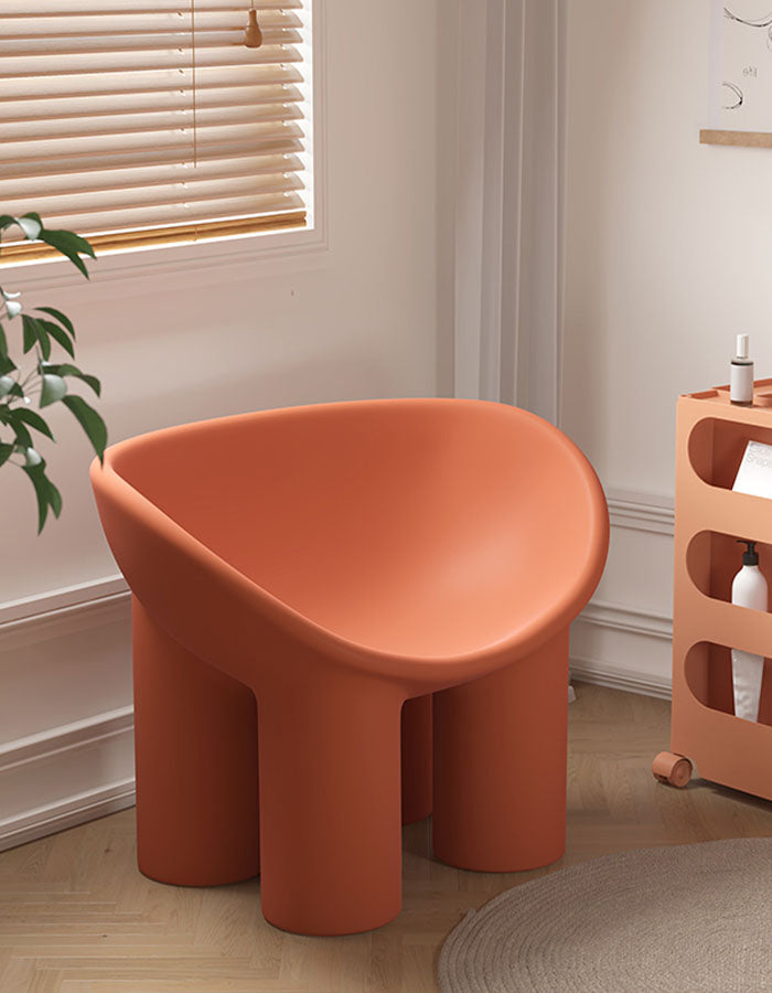 Roly Poly Fiberglass Armchair, Dressing Table Chair