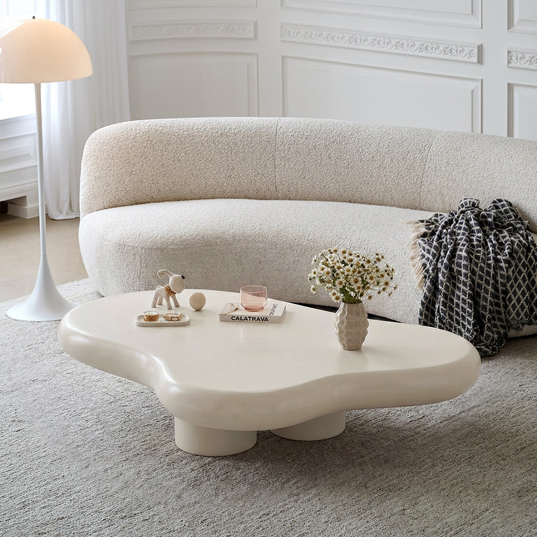 Quintus Coffee Table, Cream