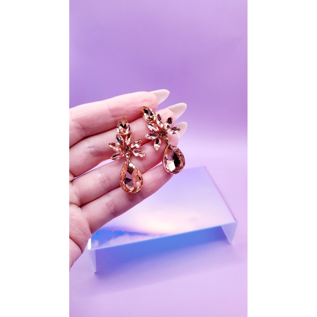 Glam Crush Crystal Earrings