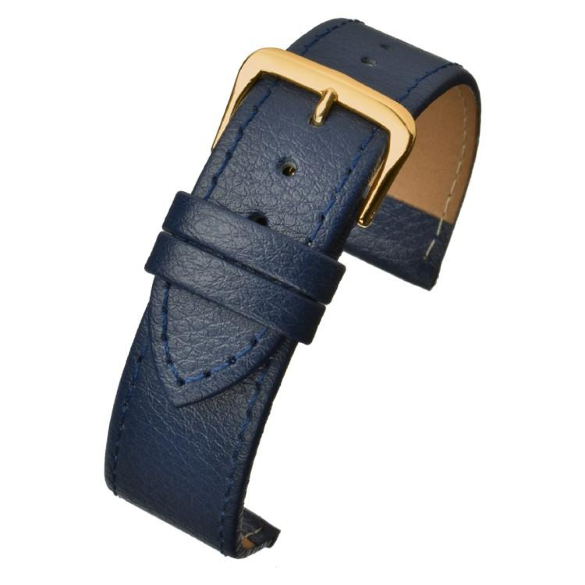 Blue Buffalo Grain Leather Watch Strap 12mm