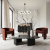 Milo Baughman Armchair, Velvet