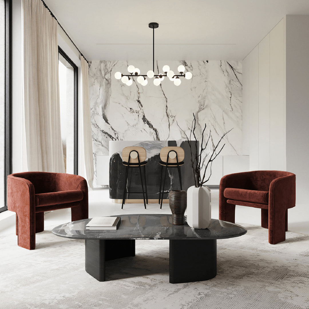 Milo Baughman Armchair, Velvet