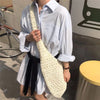 Single Handle Paper-string Woven Bag