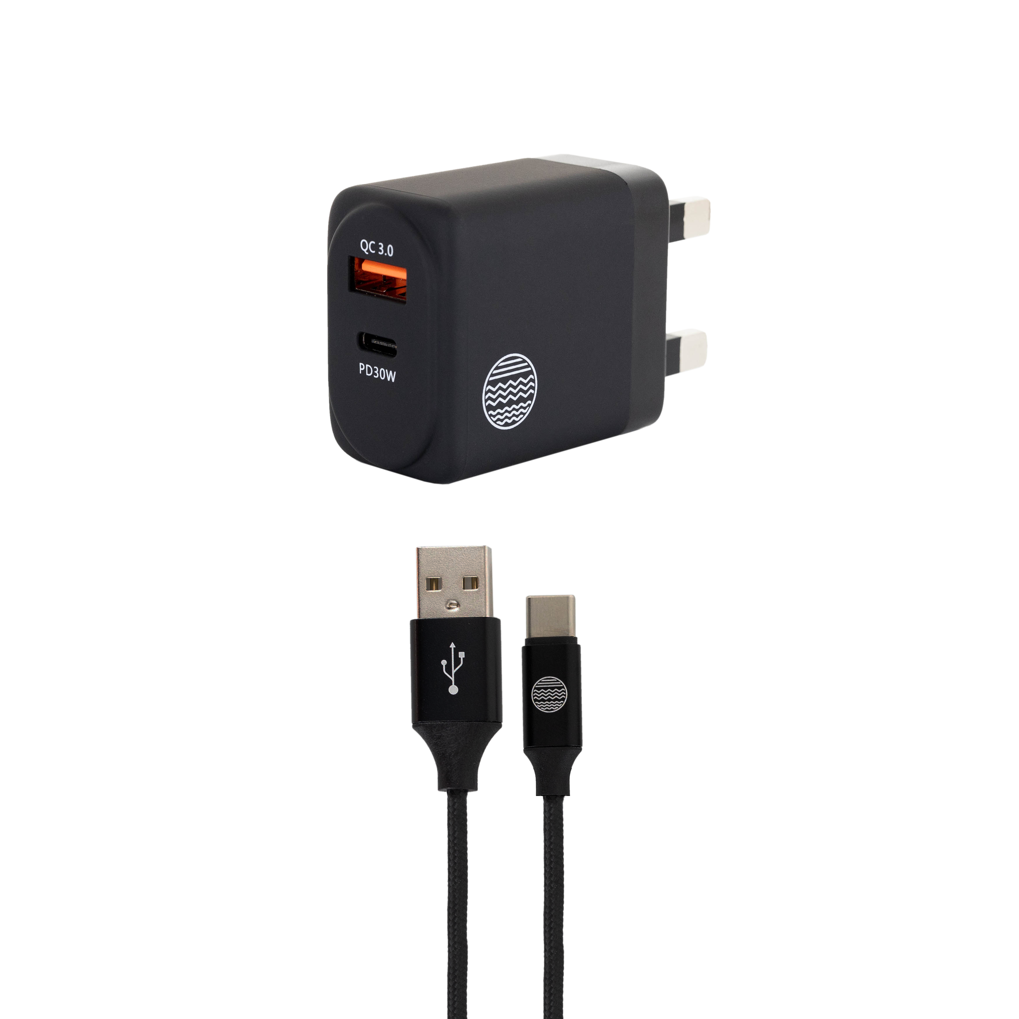 Our Pure Planet (Harry Kane's ECO Brand) - 30W USB-A  USB-C Wall Charger