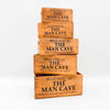 SET 5 WAXED BOXES