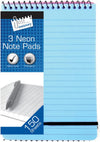 Just stationery 128x176mm Neon PP Cover Notebook (Pack of 3),