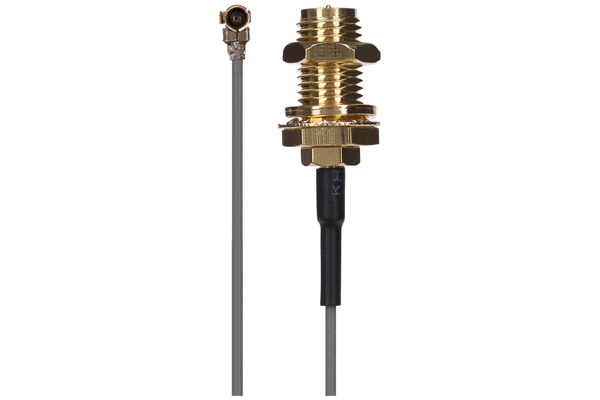 Maplin IPAX/U.FL Male to SMA Female Antenna Cable - 0.15m