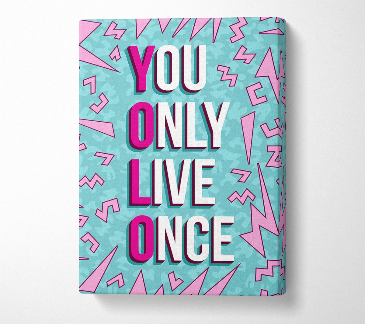 You Only Live Once Canvas Wall Art