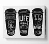 Coffee Love 1 Canvas Wall Art