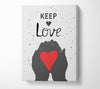 Keep Love Canvas Wall Art