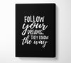 Follow Your Dreams 2 Canvas Wall Art