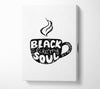 Black Like My Soul Coffee Canvas Wall Art