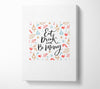 Eat Drink And Be Merry Canvas Wall Art