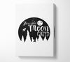Stay Wild Moon Child Canvas Wall Art