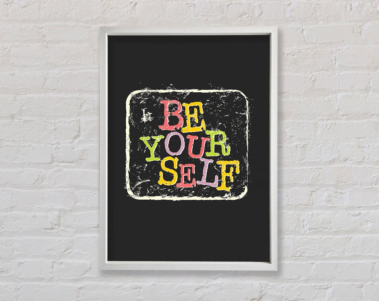 Be Yourself 2 Framed Wall Art