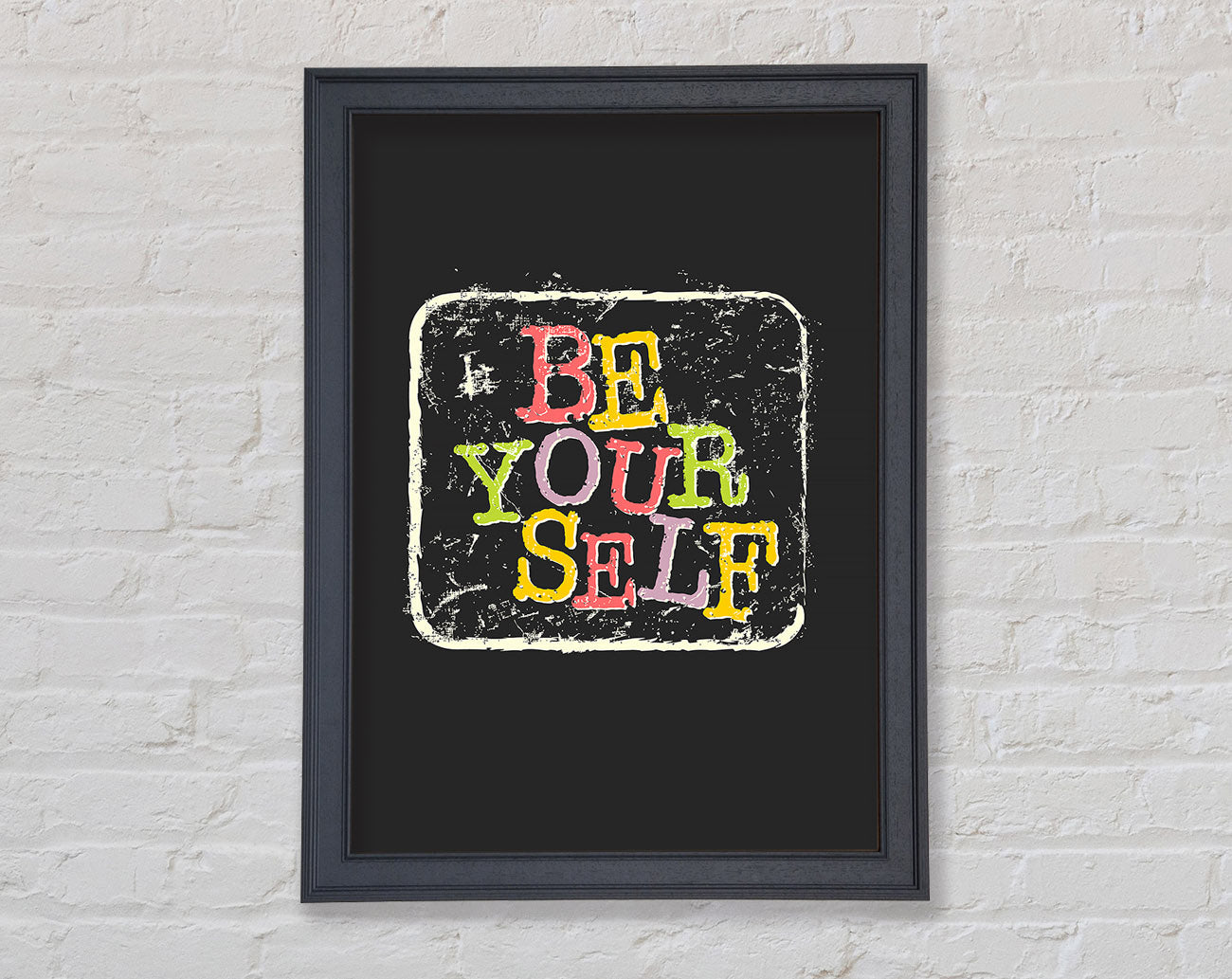 Be Yourself 2 Framed Wall Art